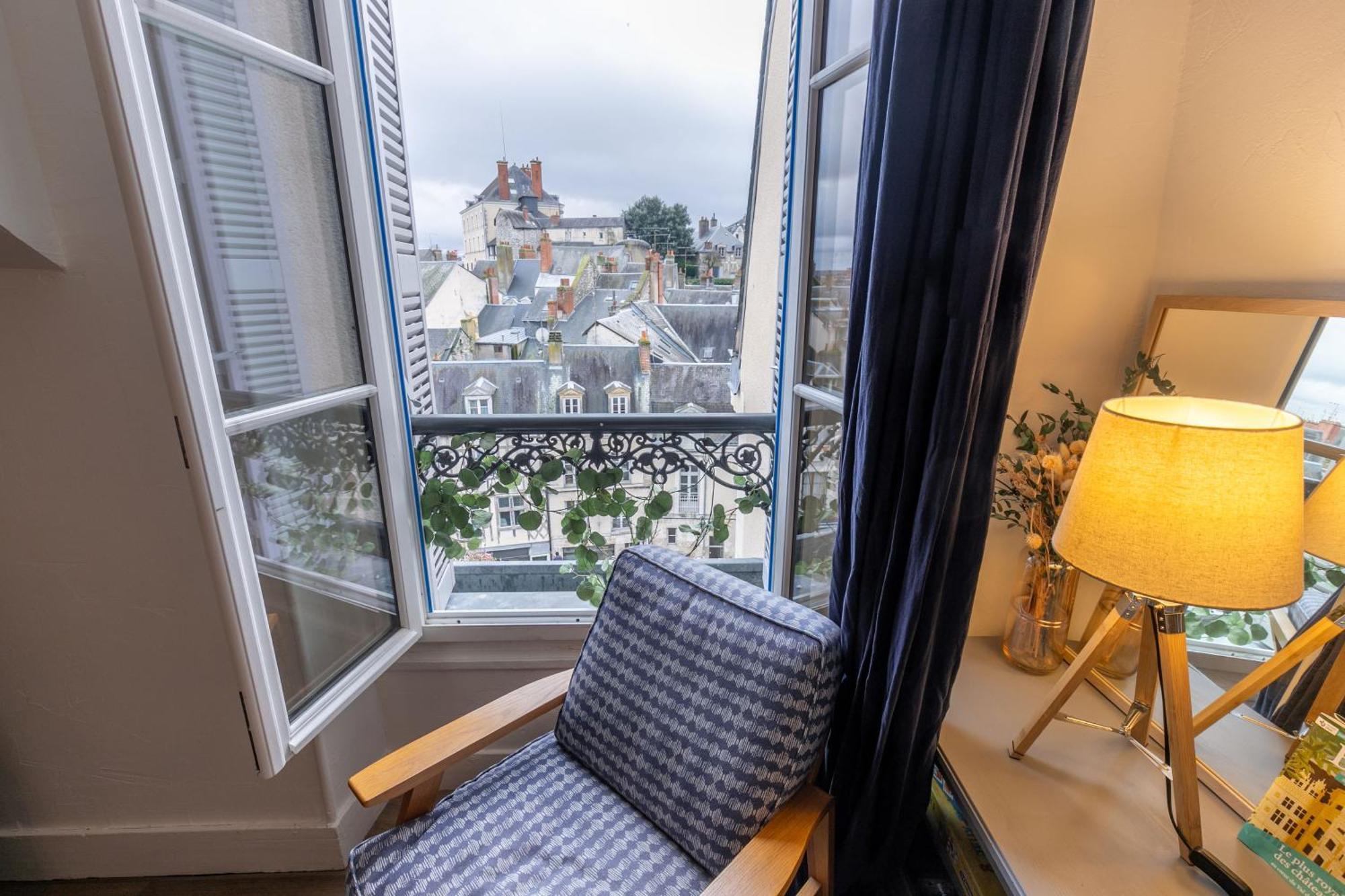 ☆ Sur Les Toits De Blois ☆ T2 Avec Vue Chateau Bagian luar foto